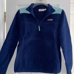 Vineyard Vines crew zip fleece